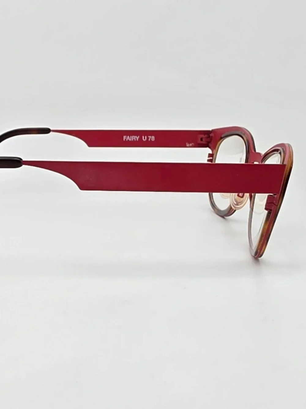 Anne Et Valentin Fairy U78 Havana Matte Red Cat Eye Eyeglasses Frame w Case 45mm
